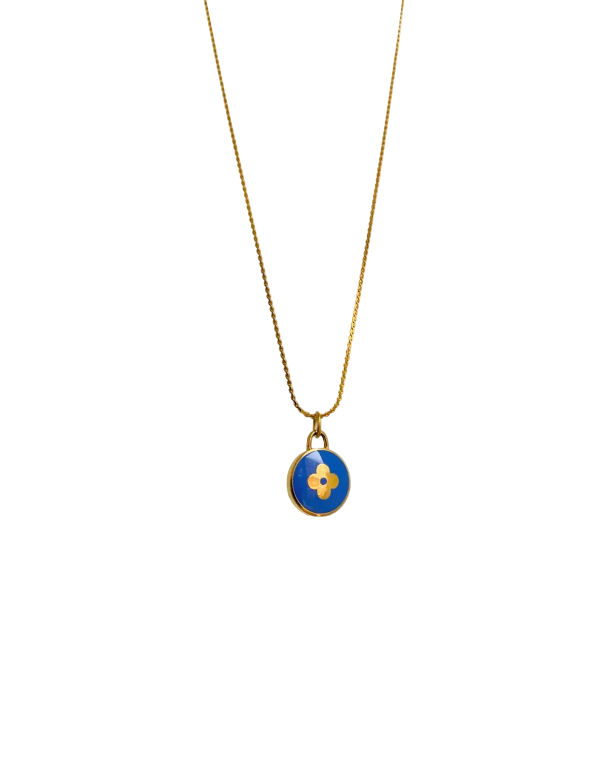 Authentic Louis Vuitton Blue Pendant Pastilles