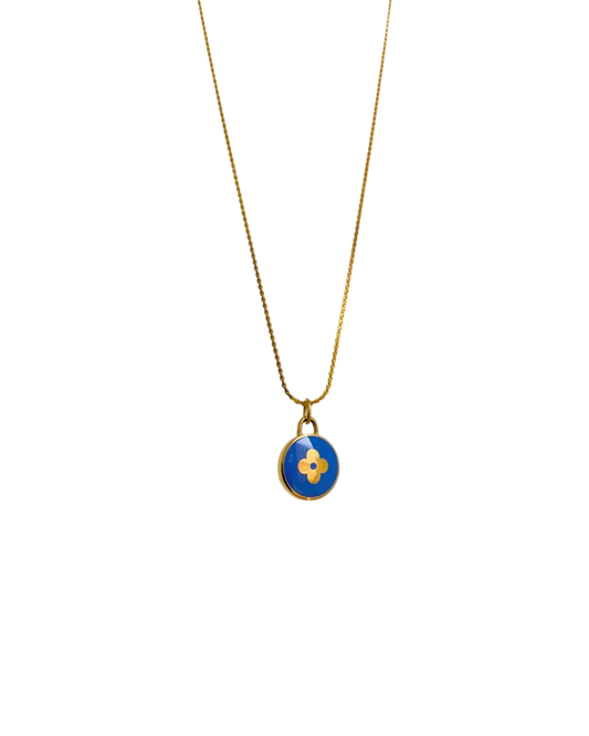 Authentic Louis Vuitton Blue Pendant Pastilles