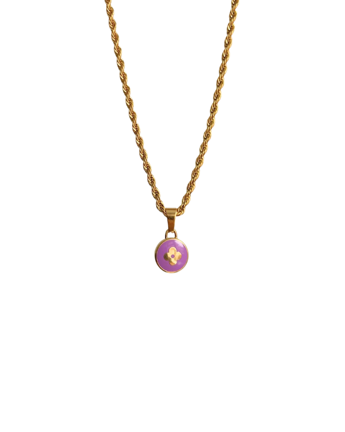Authentic Louis Vuitton Rosewood Pendant- Necklace