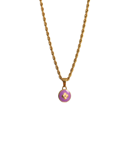 Authentic Louis Vuitton Rosewood Pendant- Necklace