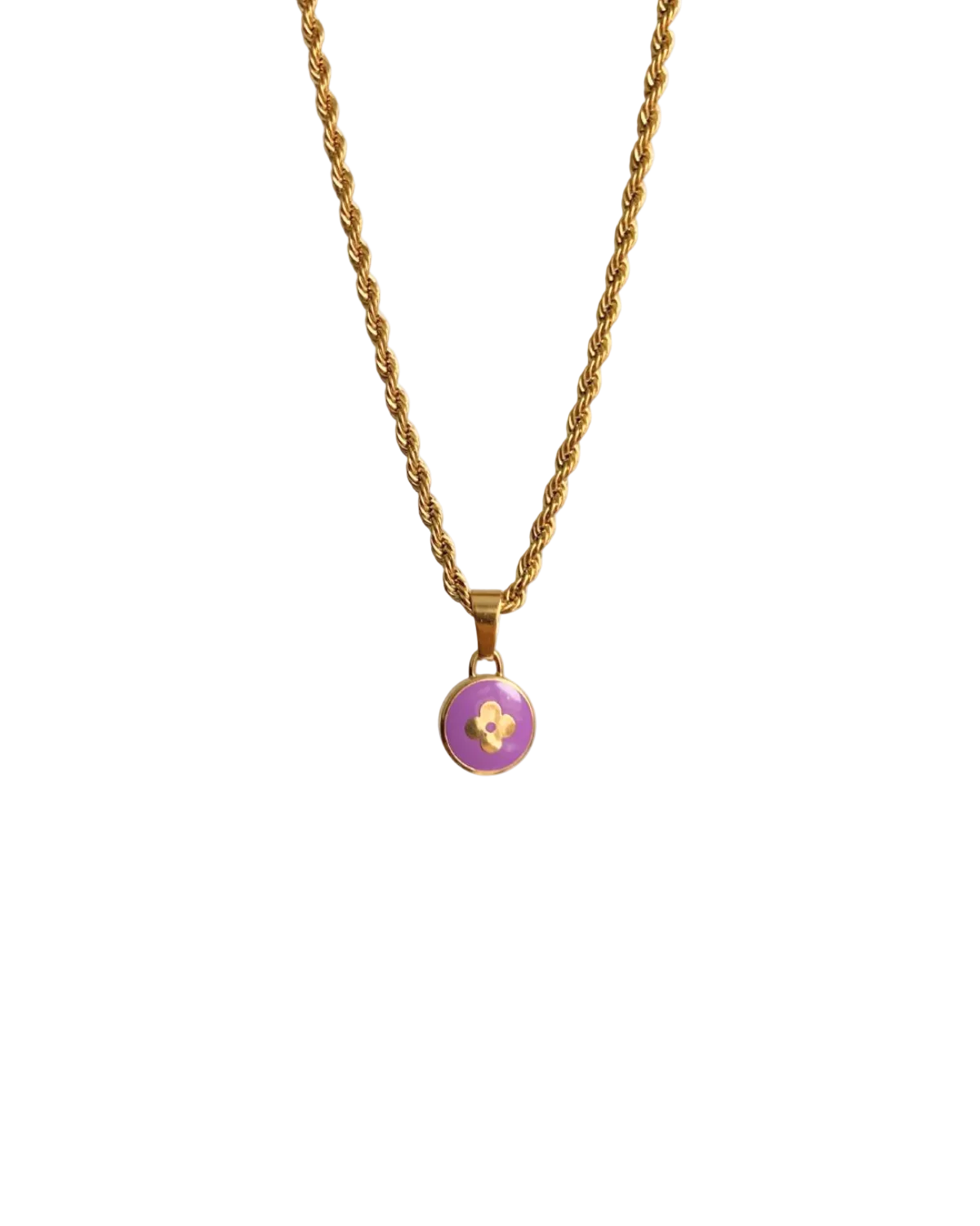 Authentic Louis Vuitton Rosewood Pendant- Necklace