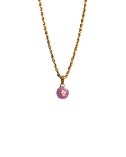 Authentic Louis Vuitton Rosewood Pendant- Necklace