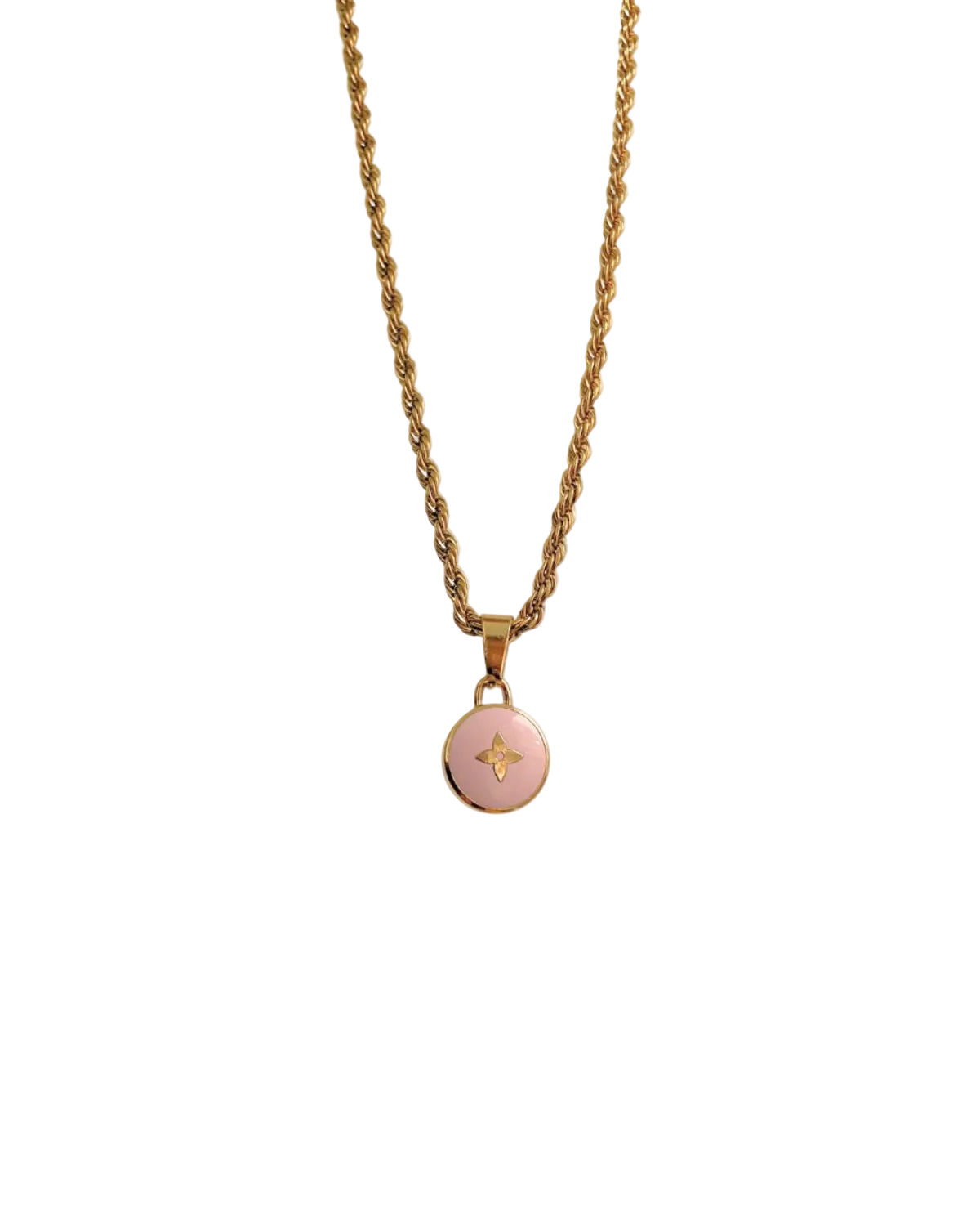 Authentic Louis Vuitton Pendant- Reworked Necklace