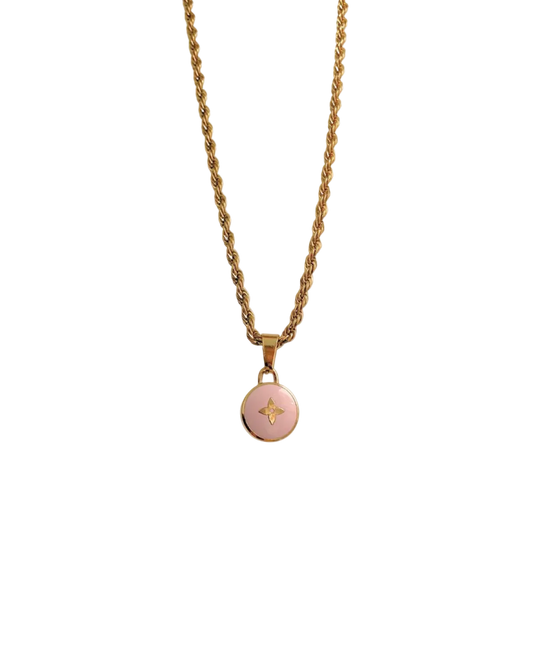 Authentic Louis Vuitton Pendant- Reworked Necklace