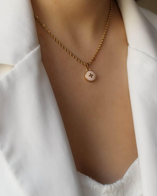Authentic Louis Vuitton Pendant- Reworked Necklace