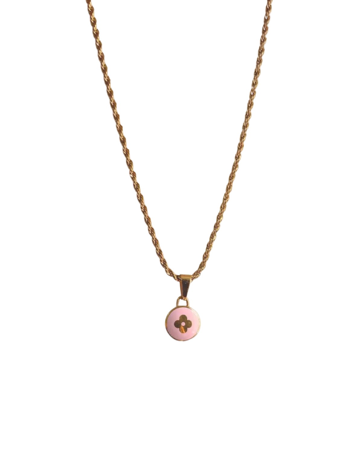 Authentic Louis Vuitton Purple Pendant- Necklace