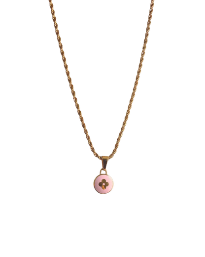 Authentic Louis Vuitton Purple Pendant- Necklace