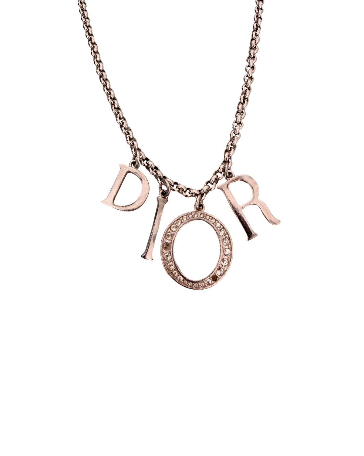 Dior Pendants Spellout - Repurposed Silver
