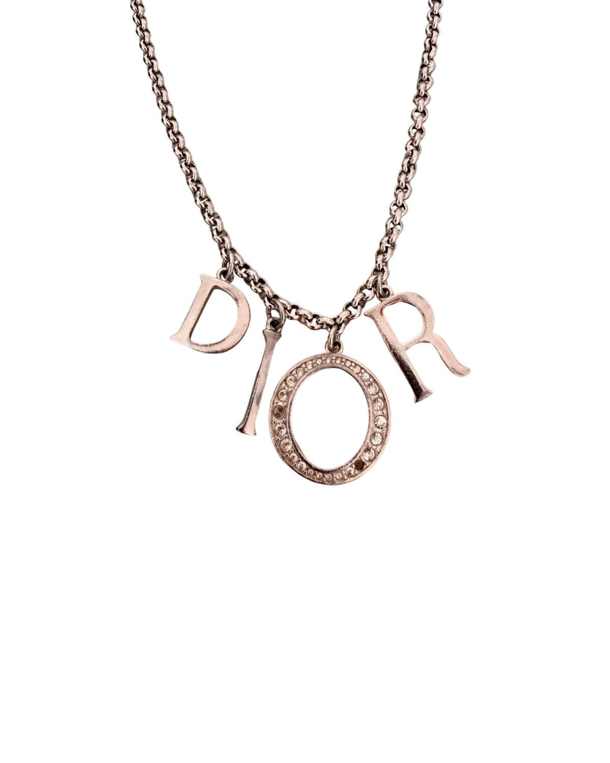 Dior Pendants Spellout - Repurposed Silver