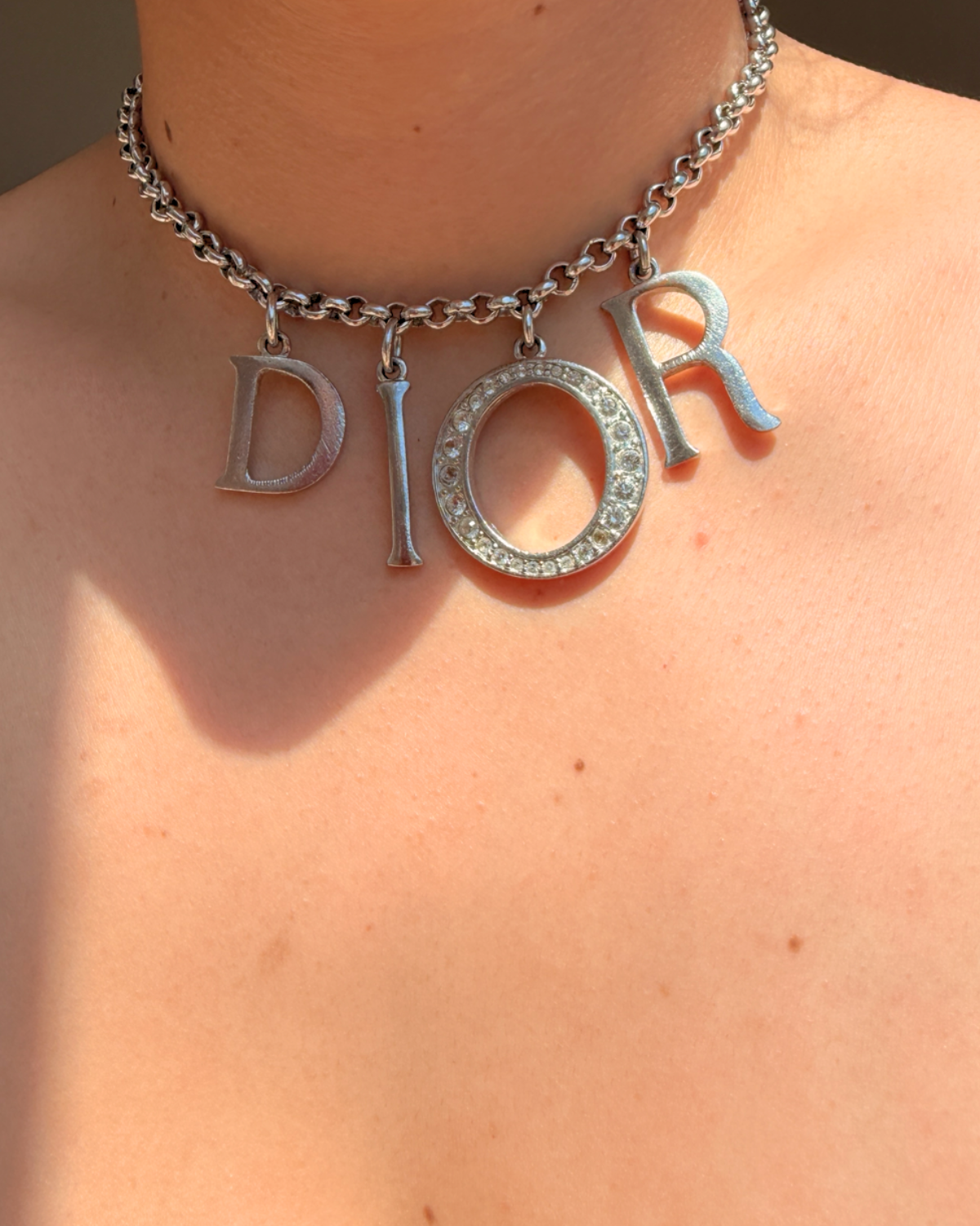 Dior Pendants Spellout - Repurposed Silver