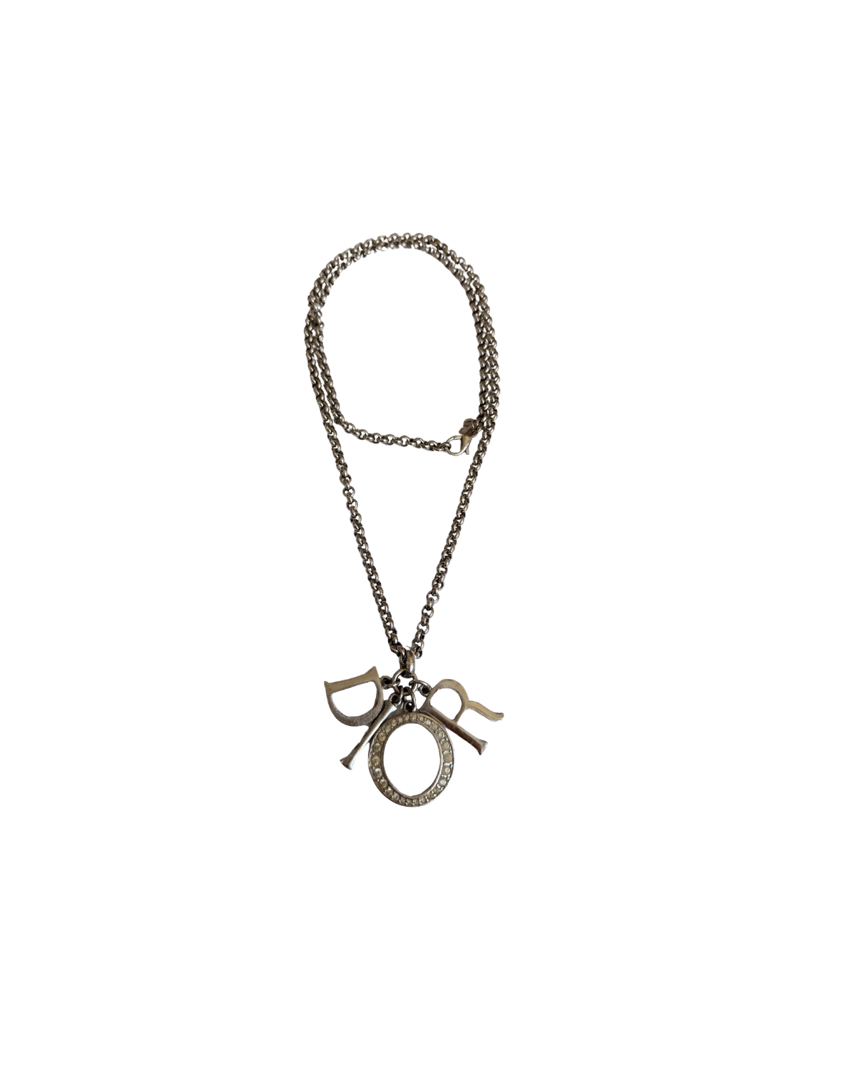 Dior Pendants Spellout - Repurposed Silver