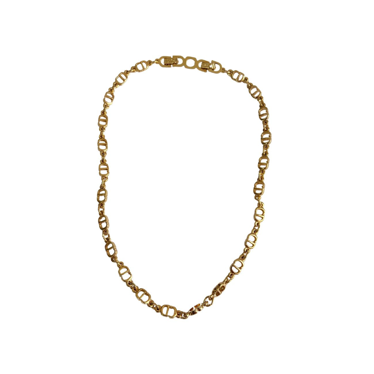 Authentic Dior CD Initials Pendant- Reworked Fleur Bracelet