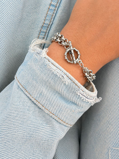 Authentic Dior Double Chain - Reworked Bracelet