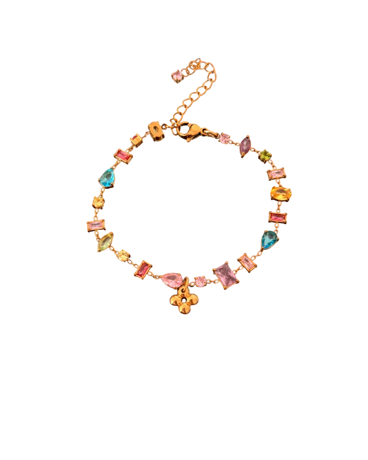 Authentic Louis Vuitton Blooming Pendant Reworked Bracele