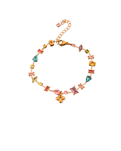 Authentic Louis Vuitton Blooming Pendant Reworked Bracele
