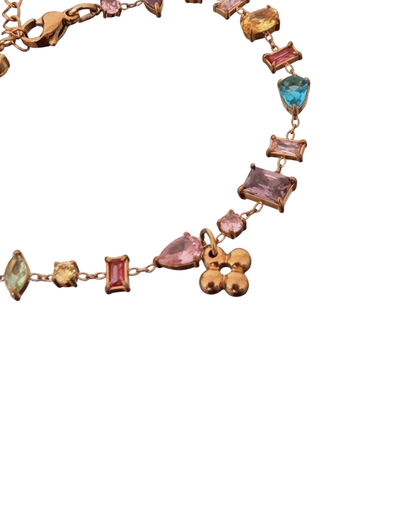 Authentic Louis Vuitton Blooming Pendant Reworked Bracele