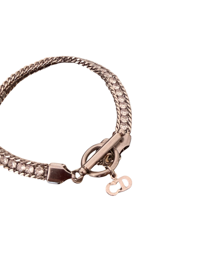 Authentic Dior CD clasp Pendant- Reworked Bracelet