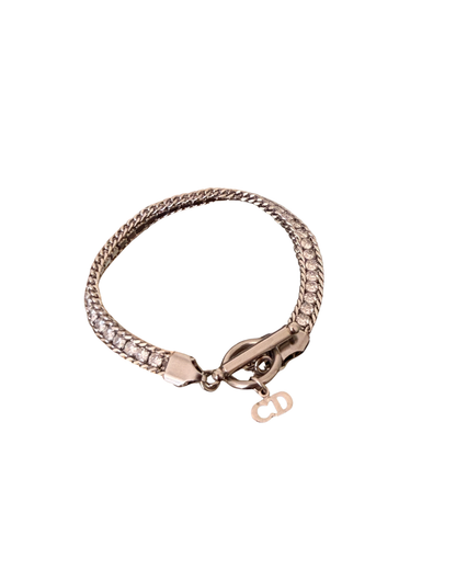Authentic Dior CD clasp Pendant- Reworked Bracelet