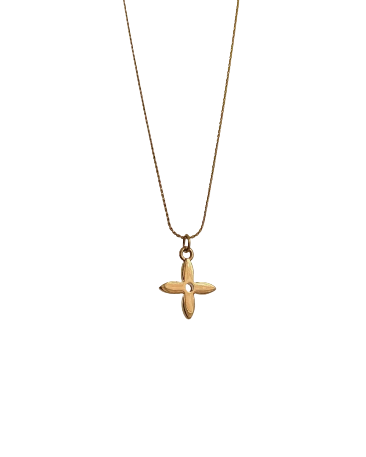 Authentic Louis Vuitton Flower Pendant- Necklace