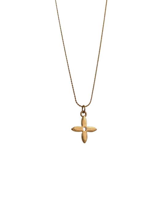 Authentic Louis Vuitton Flower Pendant- Necklace