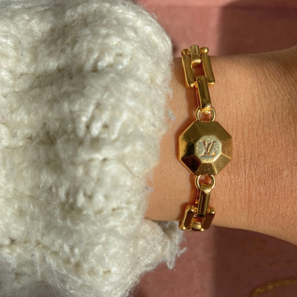 Authentic Louis Vuitton Logo - Reworked Bracelet