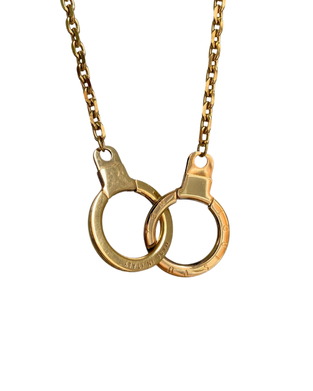 Authentic Louis Vuitton Double Clasp- Reworked Necklace