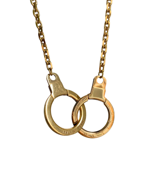 Authentic Louis Vuitton Double Clasp- Reworked Necklace