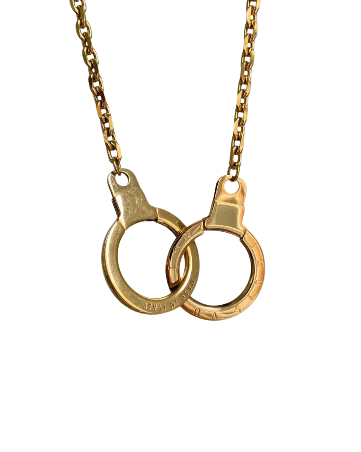 Authentic Louis Vuitton Double Clasp- Reworked Necklace