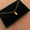 Authentic Louis Vuitton Mini Plaque - Reworked Necklace