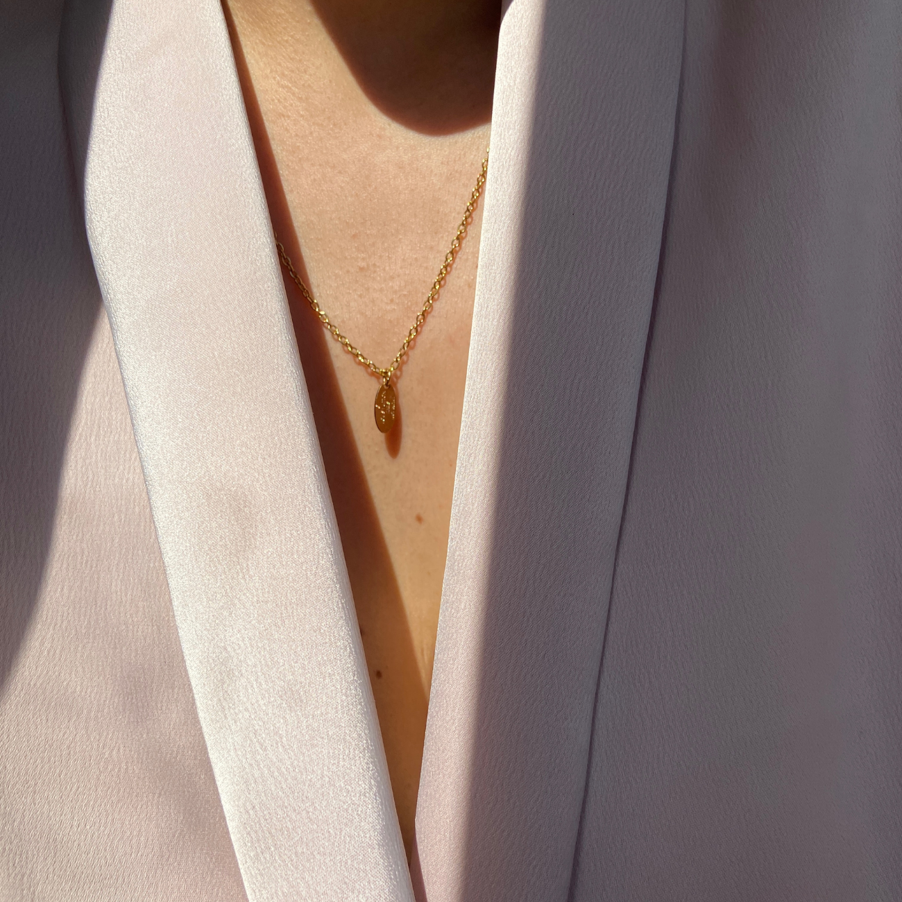 Authentic Louis Vuitton Mini Plaque - Reworked Necklace