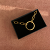 Authentic Louis Vuitton Rounded Logo Clasp- Reworked Necklace