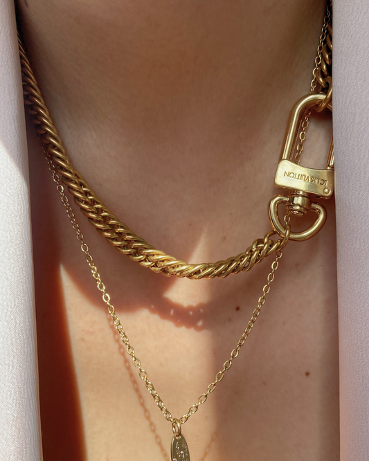 Authentic Louis Vuitton Clasp  - Reworked Choker