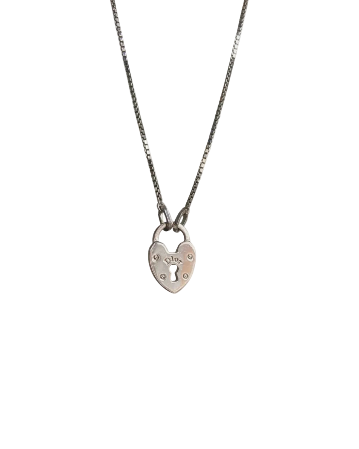 Authentic Dior Heart Pendant- Reworked Necklace
