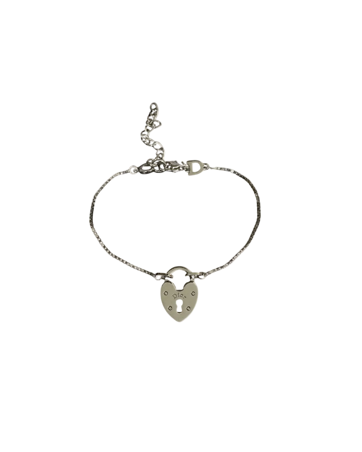 Authentic Dior Pendant Heart - Reworked Bracelet