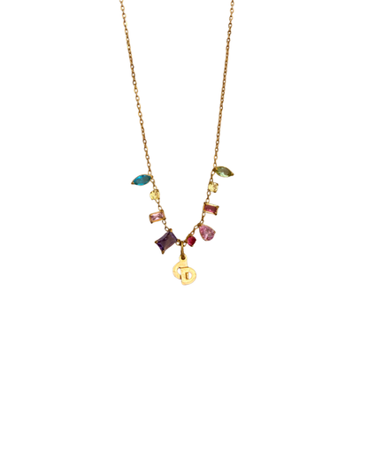 Authentic Cd Dior Mini Pendant - Necklace Stones