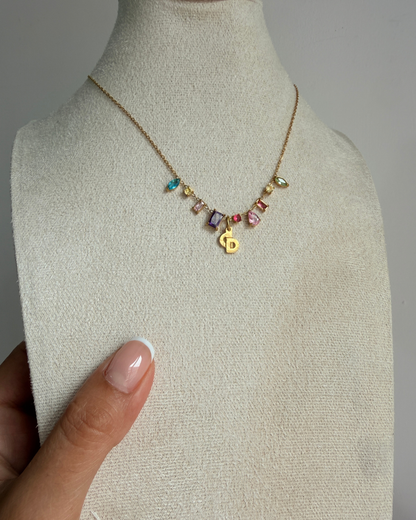 Authentic Cd Dior Mini Pendant - Necklace Stones