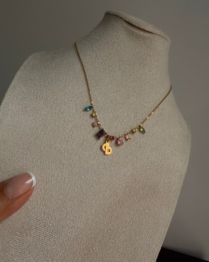 Authentic Cd Dior Mini Pendant - Necklace Stones