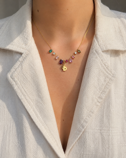 Authentic Cd Dior Mini Pendant - Necklace Stones