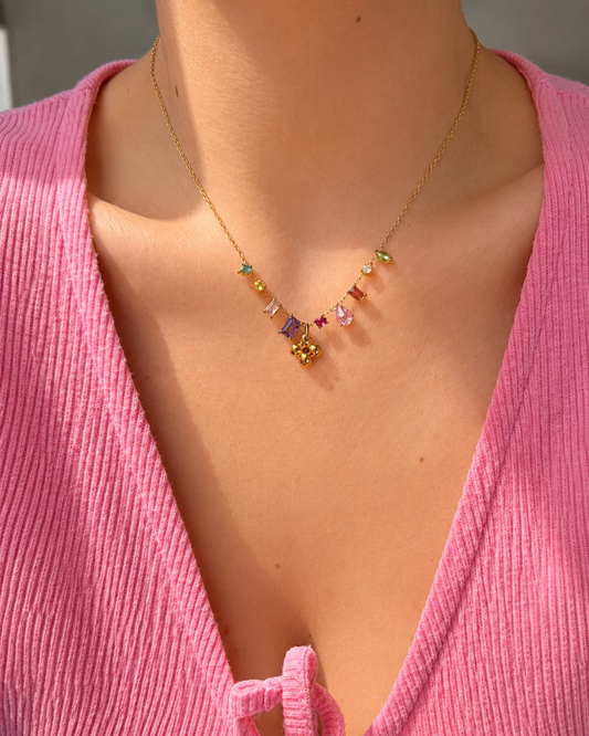 Authentic Louis Vuitton Blooming Pendant Reworked Necklace
