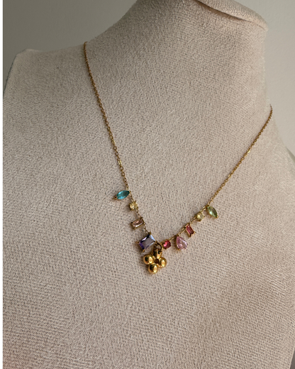 Authentic Louis Vuitton Blooming Pendant Reworked Necklace