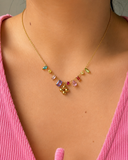 Authentic Louis Vuitton Blooming Pendant Reworked Necklace