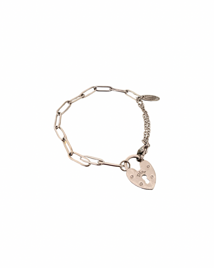 Authentic Dior pendant -Repurposed Bracelet
