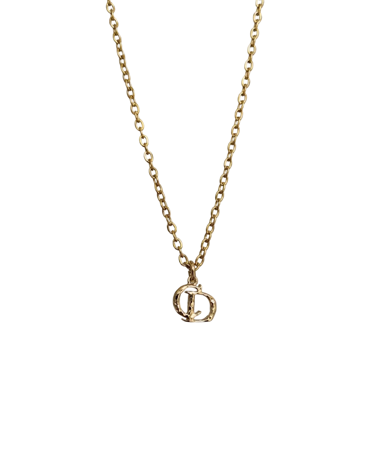 Authentic CD Dior mise pendant - Reworked Necklace