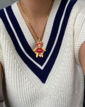 Load image into Gallery viewer, Authentic Prada Orsetto Bear Pendant Reworked Necklace  - Gift Edition