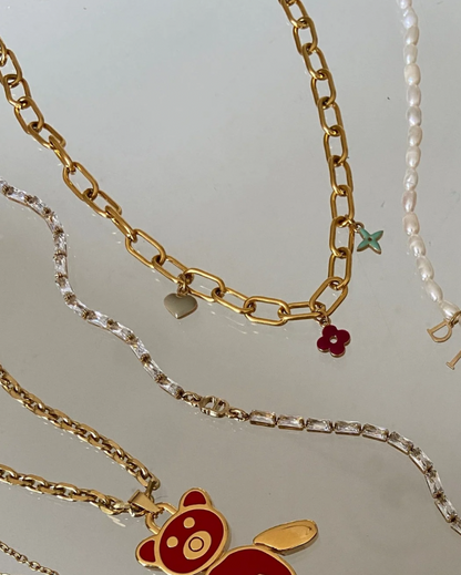 Authentic Louis Vuitton Multicharm Reworked Necklace