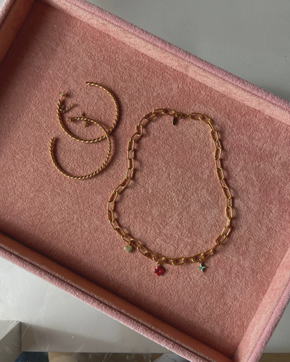 Authentic Louis Vuitton Multicharm Reworked Necklace