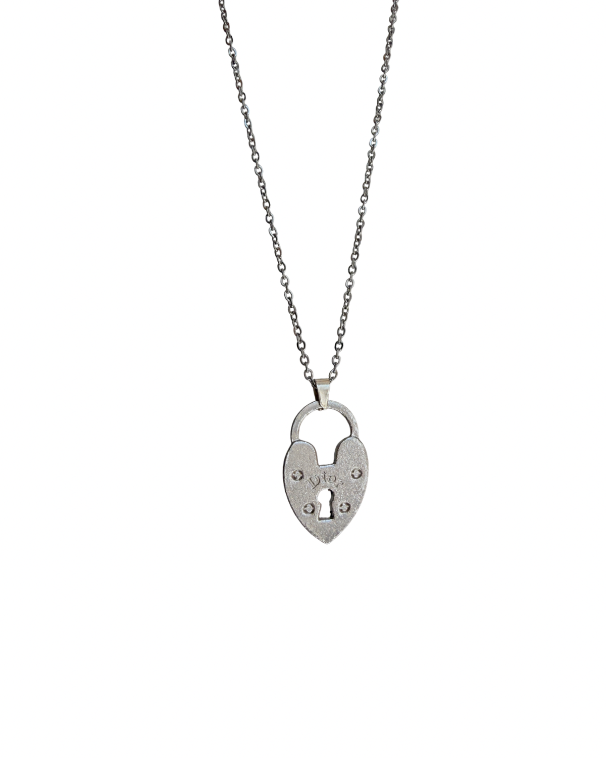 Authentic Dior Logo Pendant- Reworked Necklace