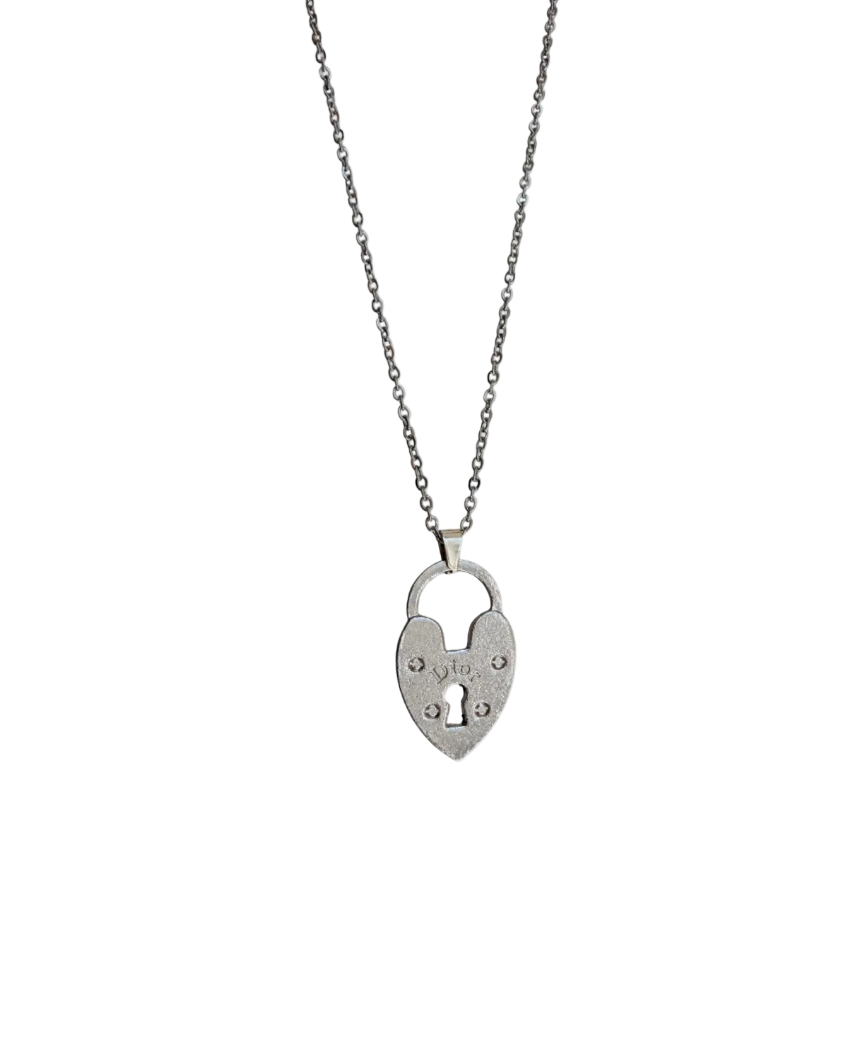 Authentic Dior Logo Pendant- Reworked Necklace