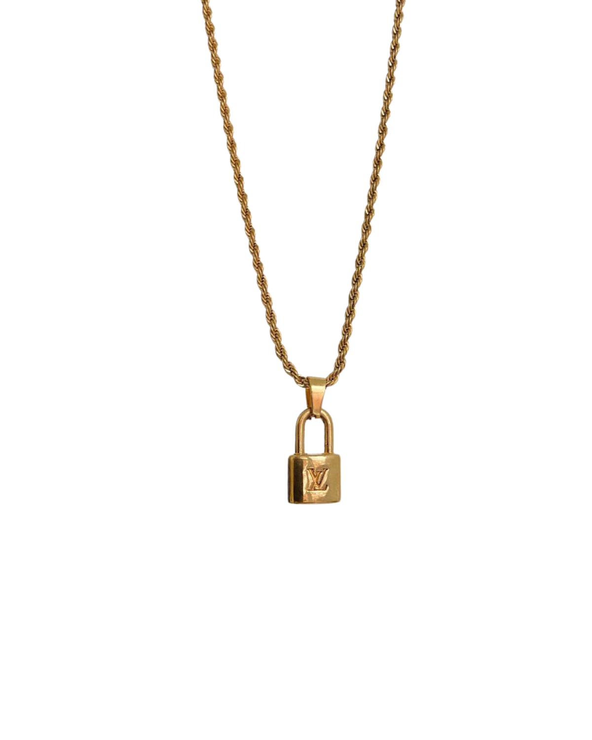 Authentic Louis Vuitton Pendant Padlock Reworked Pendant