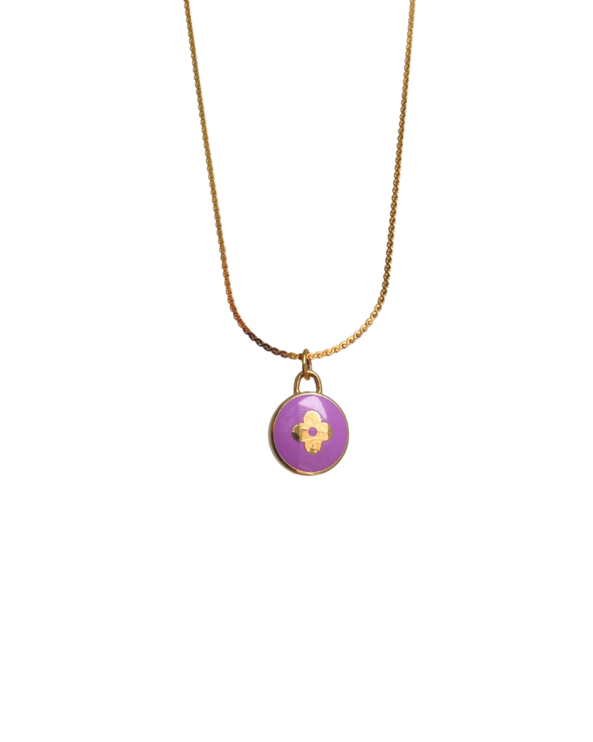 Authentic Louis Vuitton Rosewood Pastilles Pendant- Reworked Necklace